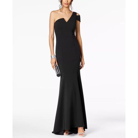 Betsy & Adam Dresses & Skirts - BETSY & ADAM  One-Shoulder A-Line Gown